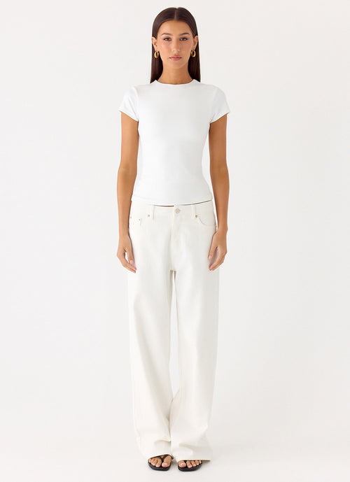 About You Top - White