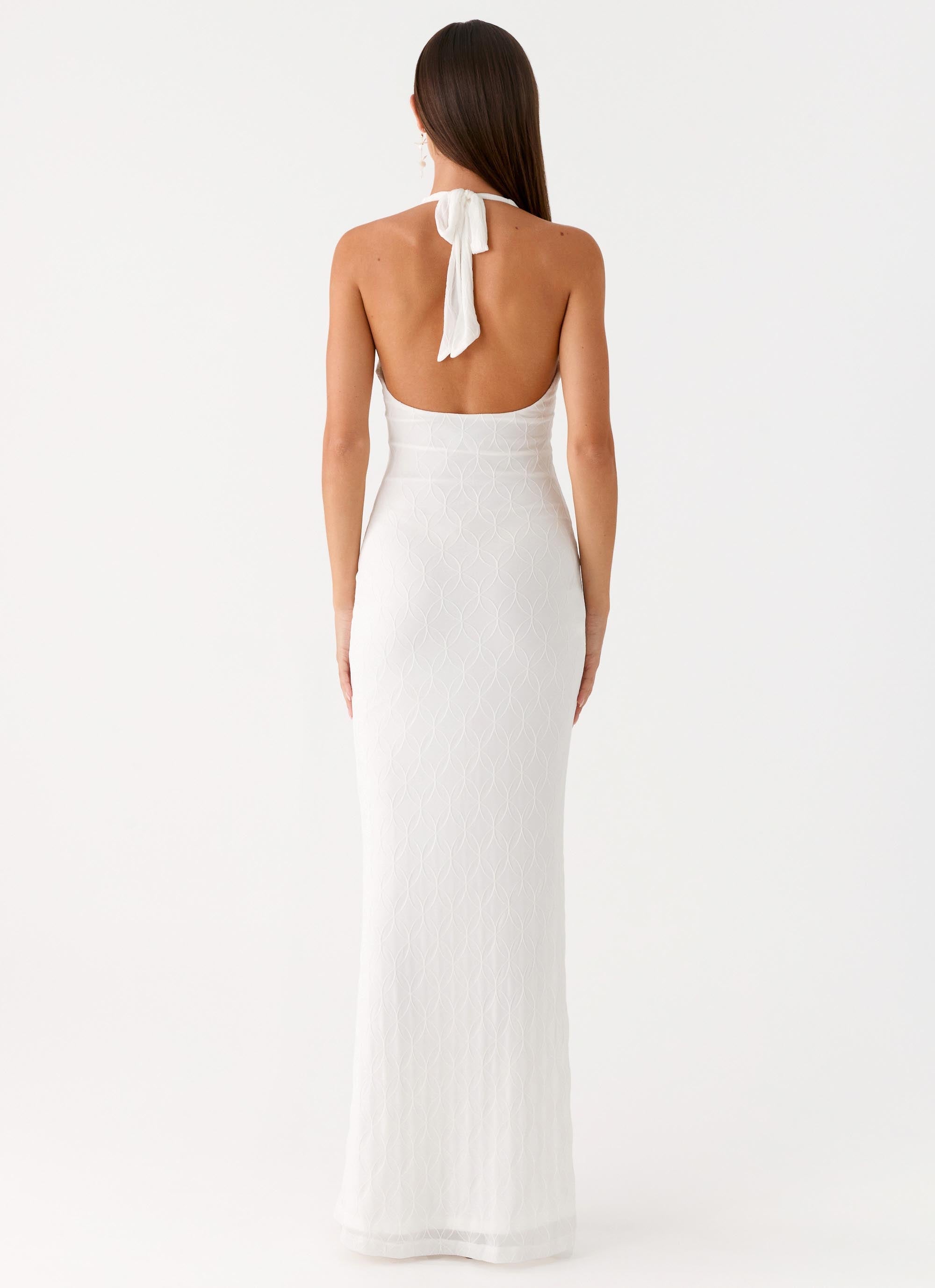 Charmed By You Maxi Dress - White