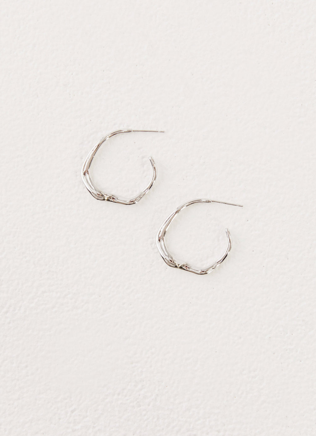 Etta Hoop Earrings - Silver