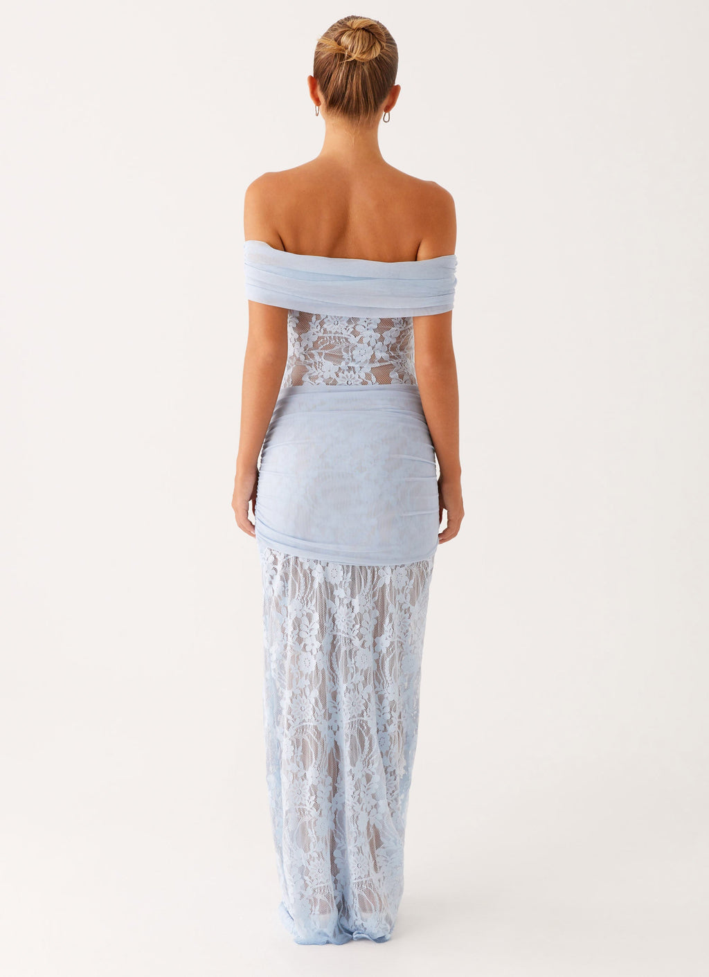 Gracie Twist Maxi Dress - Blue