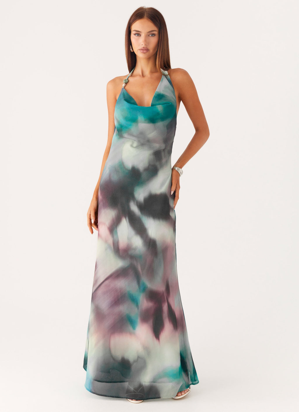 Lost At Sea Maxi Dress - Sea Splash
