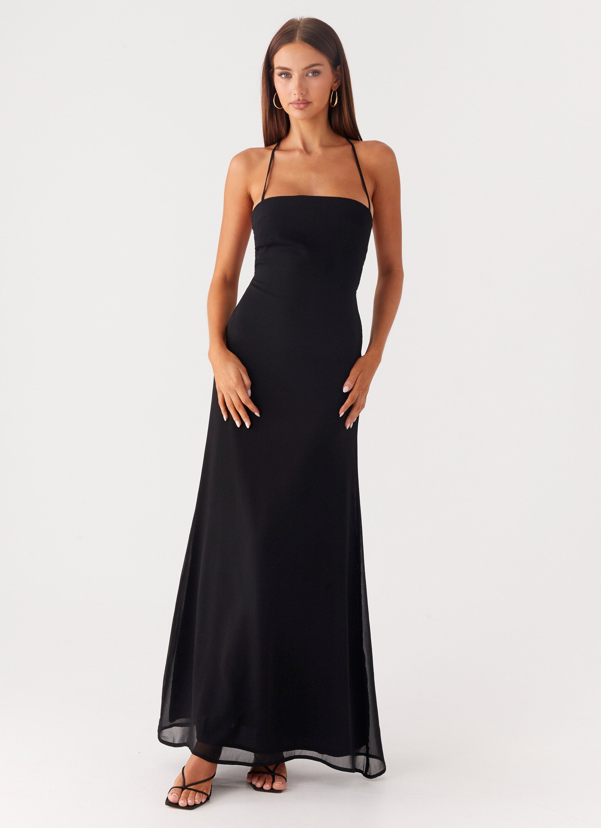 Peggy Maxi Dress - Black