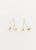 Cherry Forever Earrings - Gold