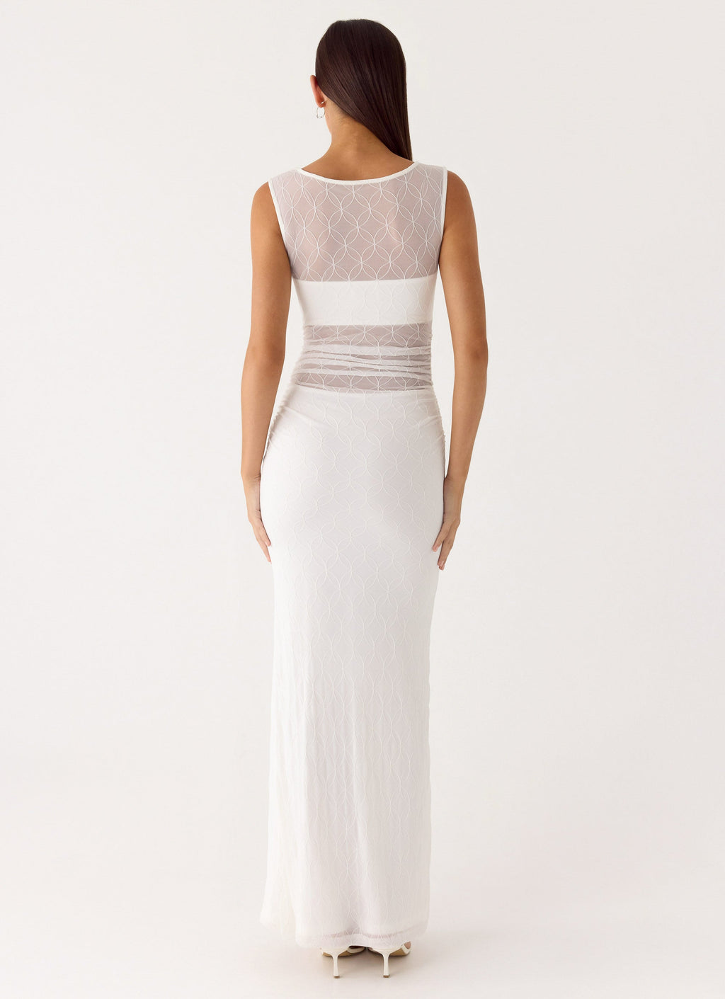 Sabre Maxi Dress - White