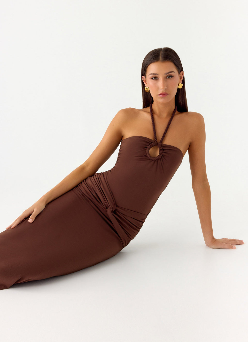 Sacred Maxi Dress - Chocolate
