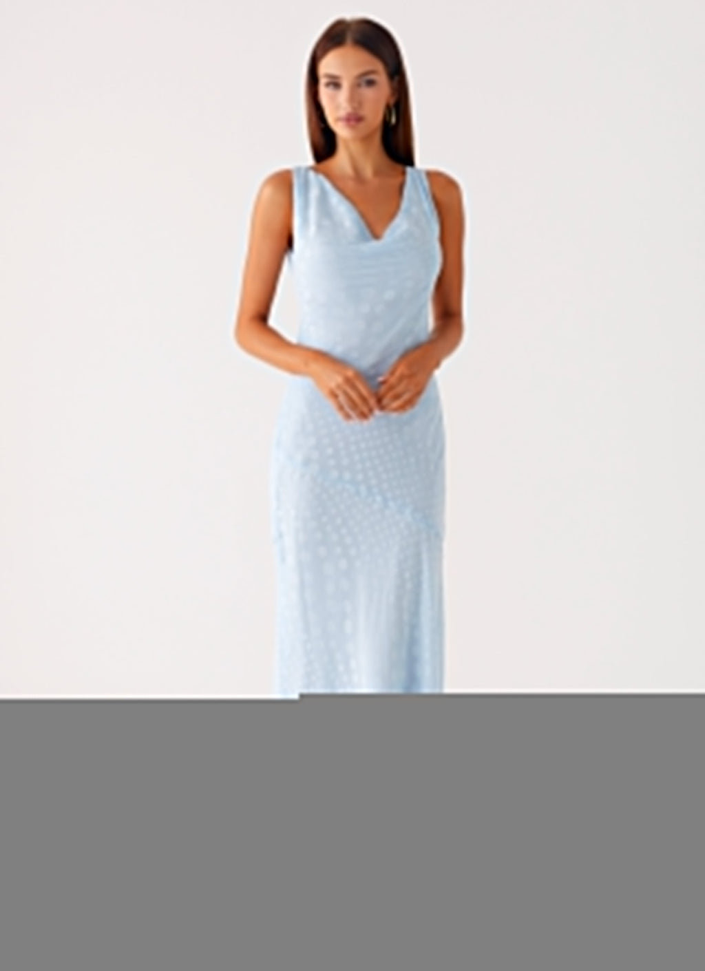 Sundance Chiffon Maxi Dress - Blue